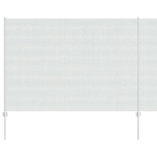Zaunpfosten 10 Stk. U-Profil 160 cm Verzinkter Stahl Sechseckzaun 1,6x10 m Verzinkter Stahl