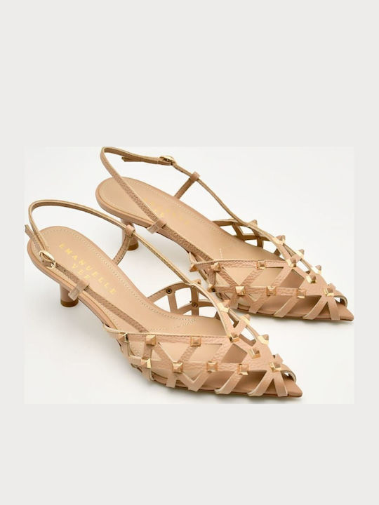 Leder Sandalen Rosa