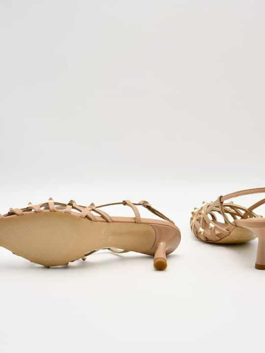 Leder Sandalen Rosa