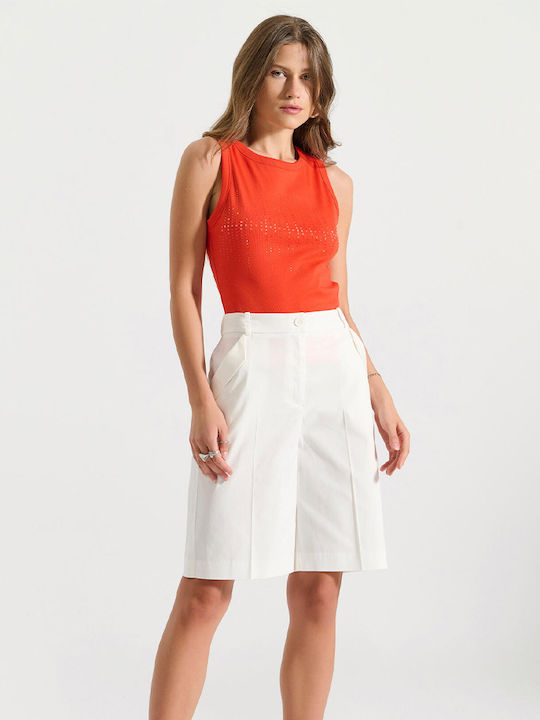Women's Bermuda Shorts White