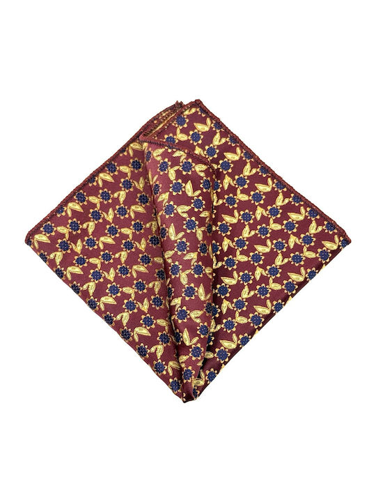Legend Accessories Men's Tie Set Printed in Burgundy Color