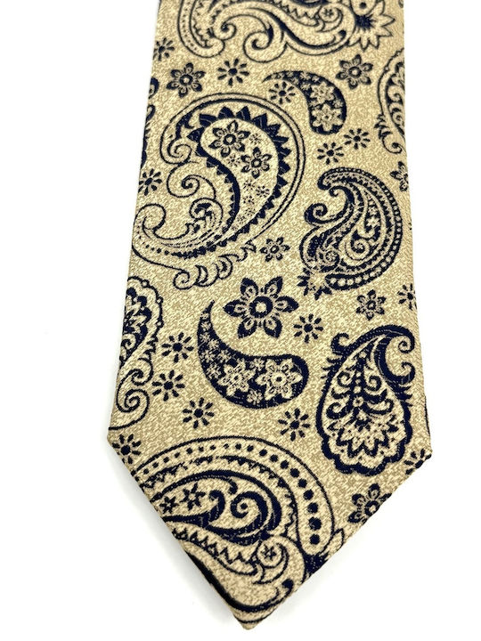 Legend Accessories Комплект Мъжки Кравати Отпечатани в Жълт Цвят