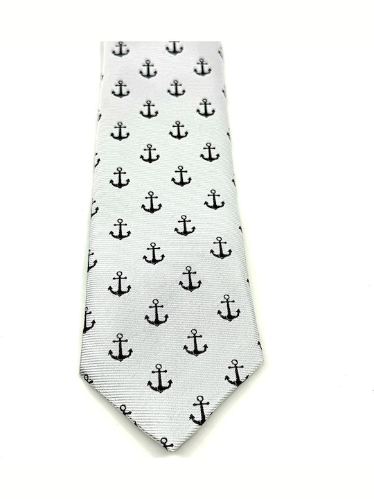 Legend Accessories Men's Tie Set Printed in White Color