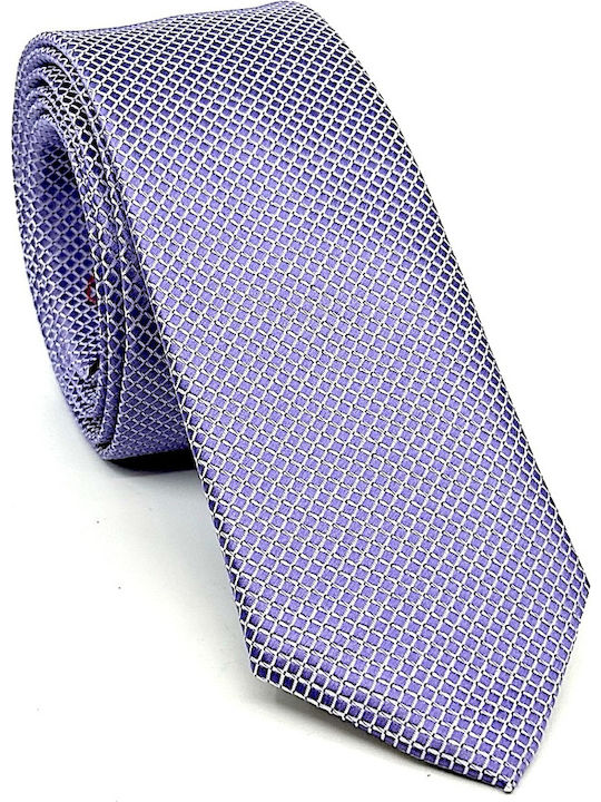 Legend Accessories Men's Tie Set Printed in Lilac Color