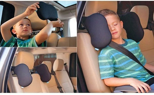 Car Travel Headrest Μαύρο