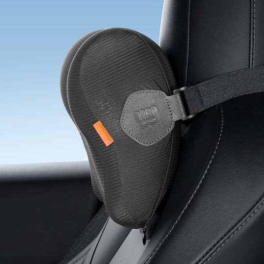 Baseus ComfortRide Headrest Μαξιλάρι Αυτοκινήτου σε Μαύρο Χρώμα