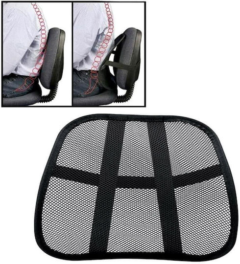 Auto Gs Pernă Auto Pernă de suport ergonomic pentru spatele scaunului din față, 1 bucată în Culoare Negru 11054