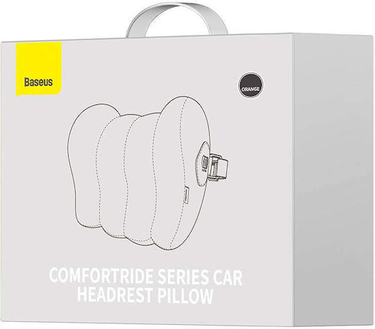 Baseus ComfortRide Car Pillow Headrest Support Pillow 273x200x113mm in Orange Color