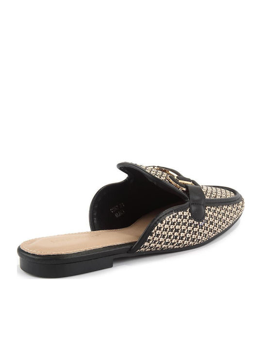 Flat Mules σε Μαύρο Χρώμα