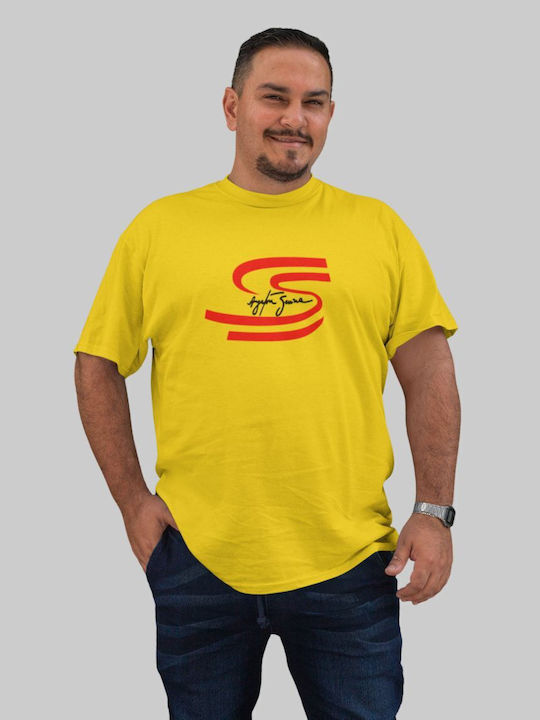 Tricou Senna Mărime Mare Negru