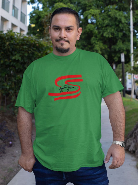 Tricou Senna Mărime Mare Negru