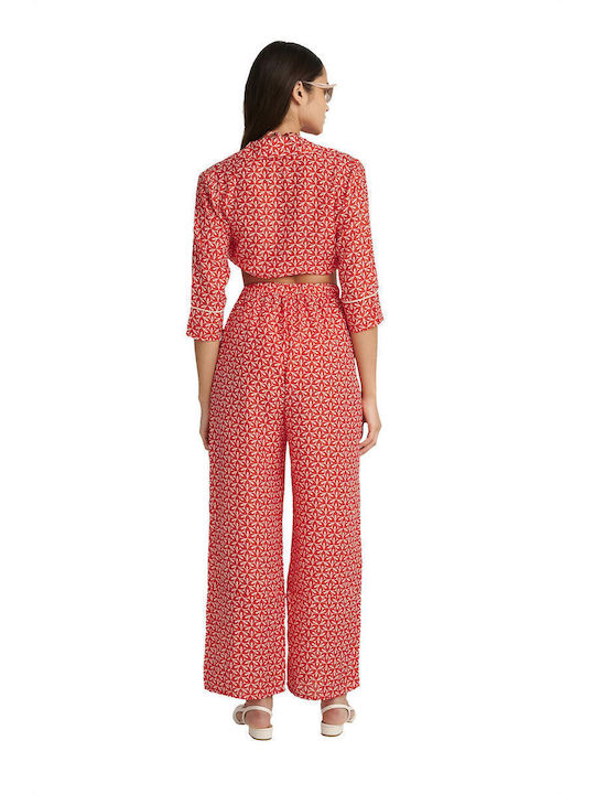 Blu4u Women's Pants Beachwear Coral