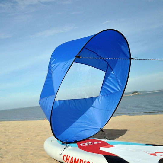 Runder Pop-up Kajaksegel Blau