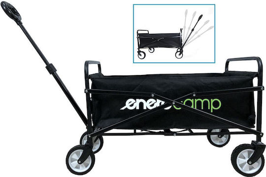 Klappbarer Strandtouristenwagen 72x44x50cm Griff