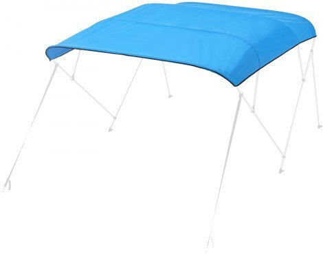 Vevor 4 Bow Boat Bimini Tops 96"lx 91"-96" W Bimini Top Replacement Pacific Blue