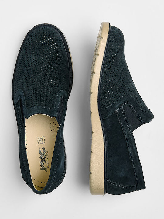 Men's Leather Loafers Blue