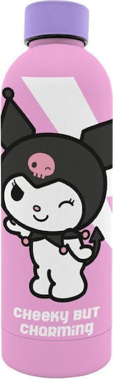 Kids Water Bottle Kuromi Pink 800ml