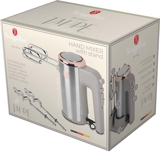 Berlinger Haus Hand Mixer 300W Gray