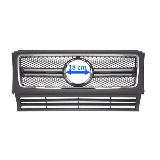 Mercedes-Benz G-class W461 W463 90-15 AMG G55/G65 Look Black Chrome 1 Piece