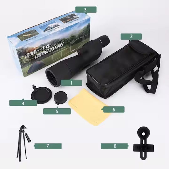 Monocular Telescope Spotting Scope 27-75x60