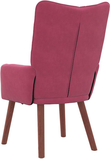 Sessel Samt Red 63x67x94cm