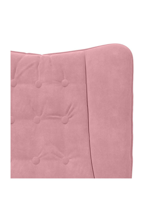 Sessel Samt Pink 63x67x94cm