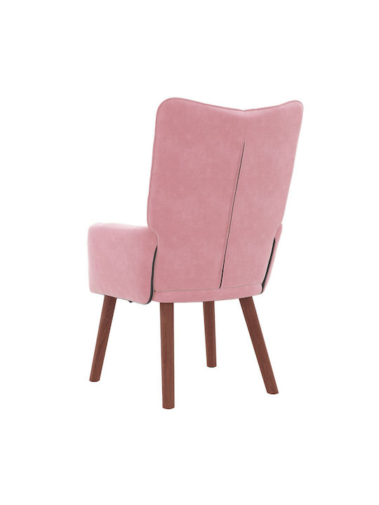 Sessel Samt Pink 63x67x94cm