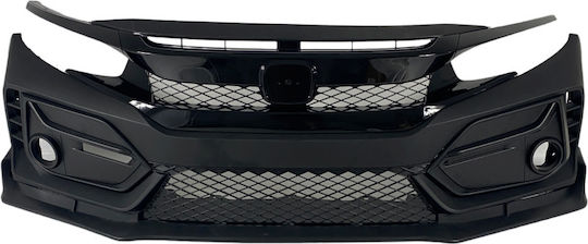 Bumper Car Front Design Compatible with Honda Civic 2016-2021