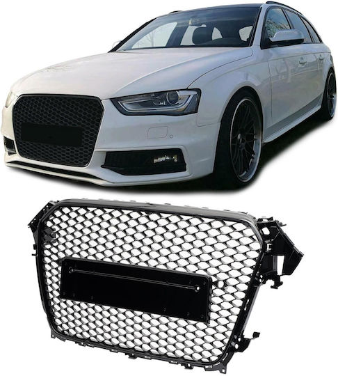 JOM Bumper Grills Car Front Compatible with Audi A4