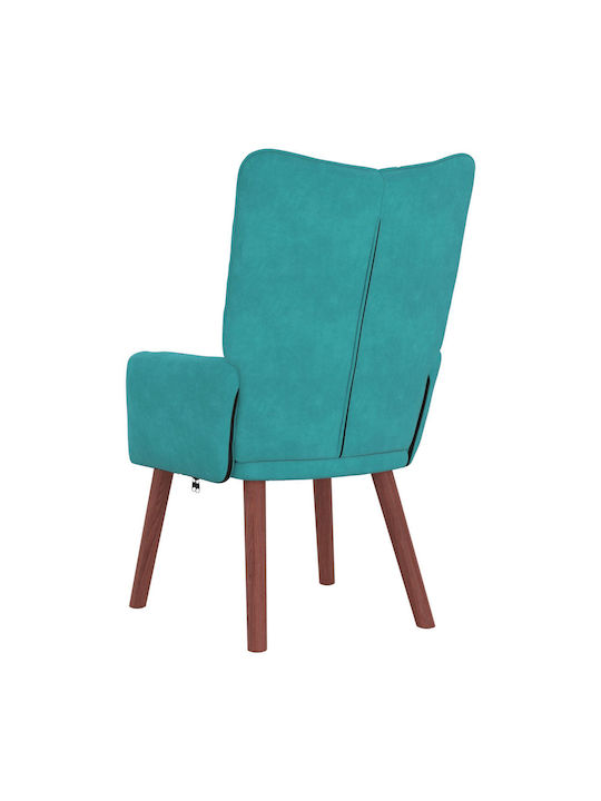Sessel Samt Turquoise 63x67x94cm
