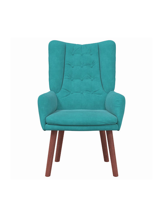 Sessel Samt Turquoise 63x67x94cm