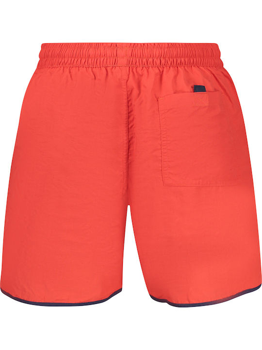 Men's Swimwear Shorts Red with Patterns