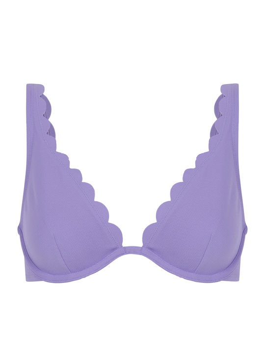 Scallop Bikini Σουτιέν Λιλά