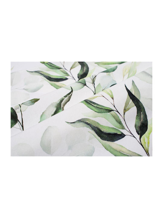 Dimcol Τραπεζομάντηλο Αλέκιαστο Σετ 2τμχ 462 White-green 140x220εκ.