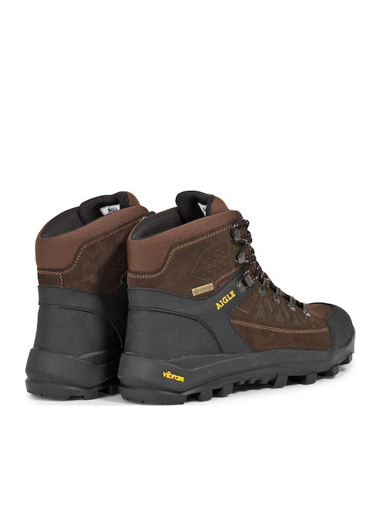 Aigle Мъжки Планински Водоустойчиви Боти с Мембрана Gore-Tex Кафяви