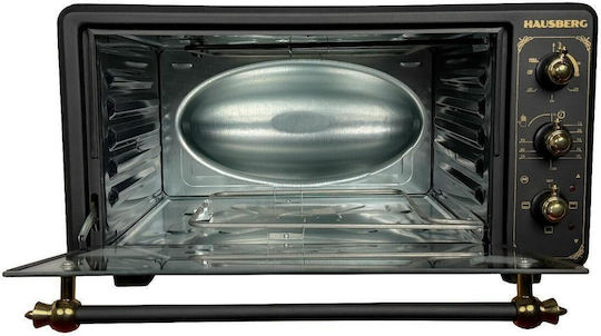 Hausberg Cuptor electric 48lt Fara arzatoare Negru