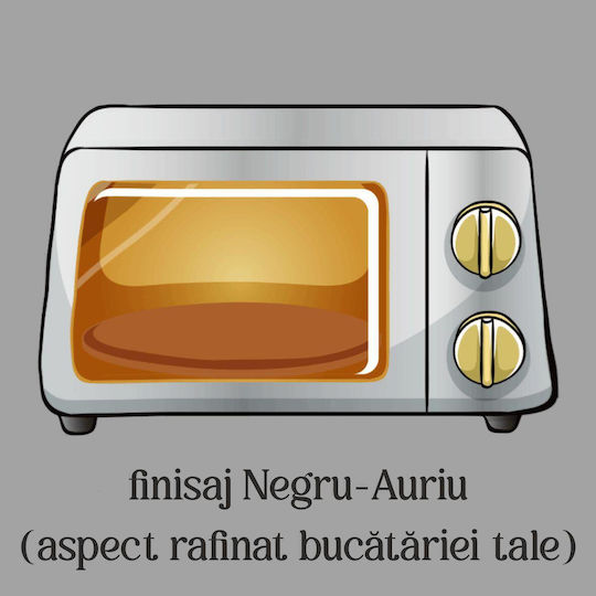 Hausberg Cuptor electric 48lt Fara arzatoare Negru