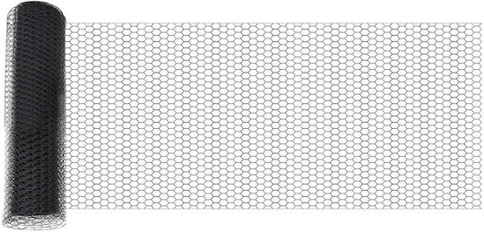 Hexagon Fence Vidaxl Grey 0.5x50 M Steel Fence Posts Vidaxl 13 Pcs Green 32 Mm 100cm Galvanized Steel Grey