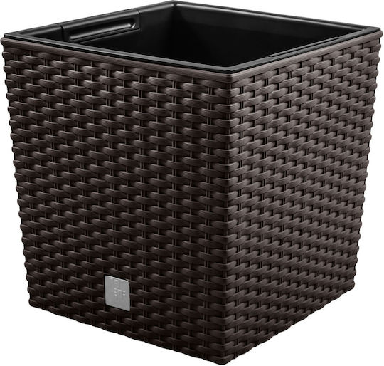 Prosperplast Rato Set 2 Ghivece Plastice Maro