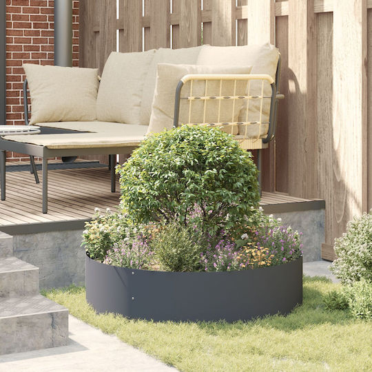 vidaXL Pot Plastic Charcoal