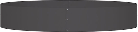 vidaXL Pot Metallic Black 30x30cm.