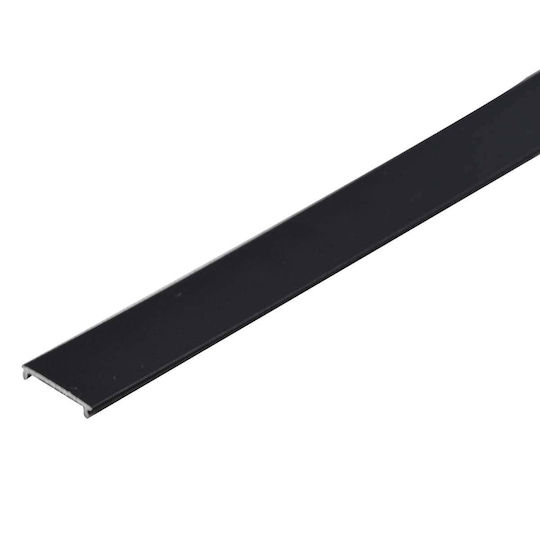 Showood Posta pentru Împrejmuire Grădină din Aluminiu 21x4x150buc 1buc Black