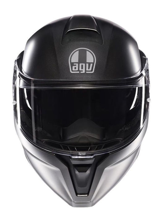 AGV Streetmodular Mono Matt Asfalto Grey Κράνος Μηχανής Flip-Up ECE 22.06 1690gr με Pinlock και Sunvisor