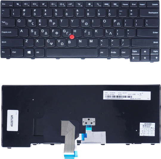 Πληκτρολόγιο Ελληνικό-greek Laptop Keyboard Lenovo Ibm T460 T440 T440p T440s T431s T450 T450s 04x0101 04x0139 04y0824 04y0862 04y2726 04y2763 0c02215 0c43906 0c43944 0c45328 338060 3890pg 38x06e 852-41988-bxa Gr Version Κωδ.40297gr