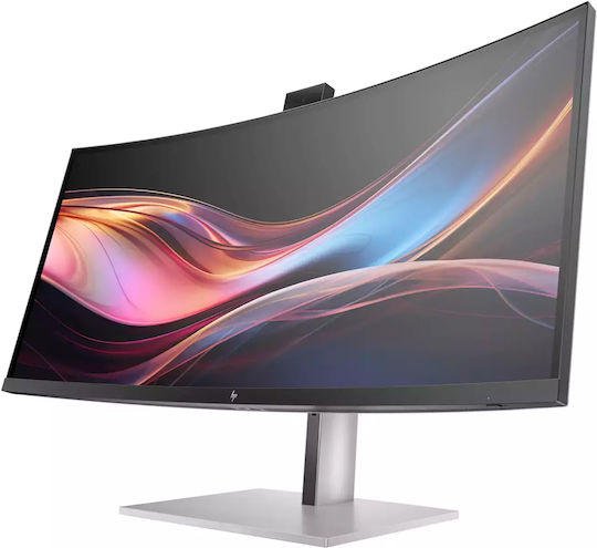 HP Series 7 Pro 734pm Ultrawide IPS HDR Monitor 34" QHD 3440x1440 mit Reaktionszeit 5ms GTG Silber