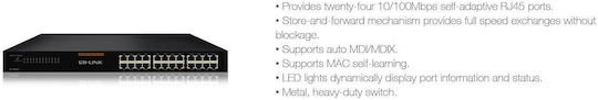 LB-Link BL-S8024 Unmanaged L2 Switch με 24 Θύρες Ethernet