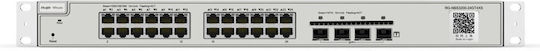 Ruijie RG-NBS3200-24GT4XS Managed L2 Switch with 24 Gigabit (1Gbps) Ethernet Ports and 4 SFP Ports