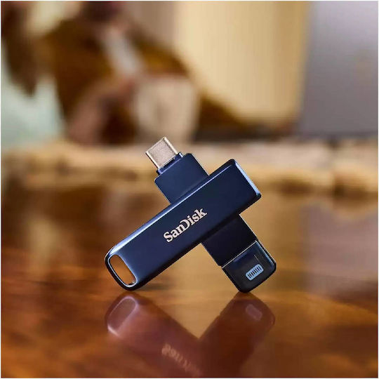 Sandisk Ixpand 128GB USB 3.1 Stick με σύνδεση Lightning & USB-A