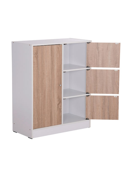 Floor Cabinet Sonama Oak-white 80x39.5x99.5cm