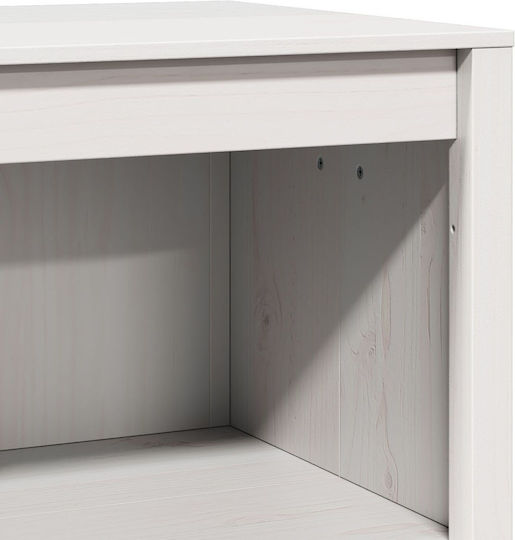 Bodenstehender Schrank Θερμό Λευκό 106x55x92cm